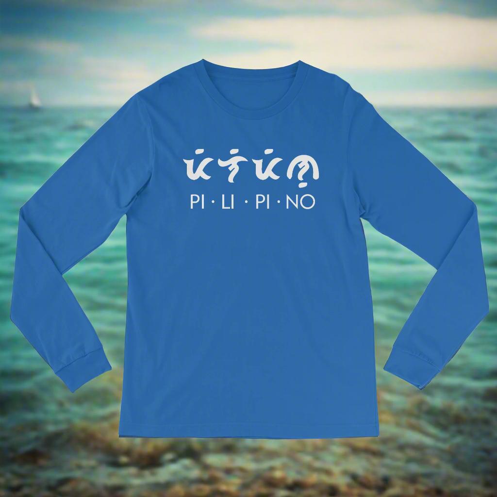 Baybayin Filipino Long Sleeve Shirt