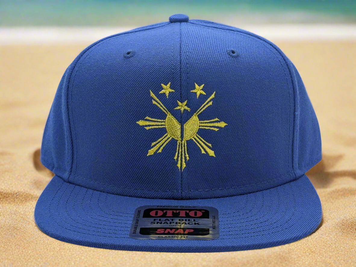 Pinoy Hat Blue Flat Bill