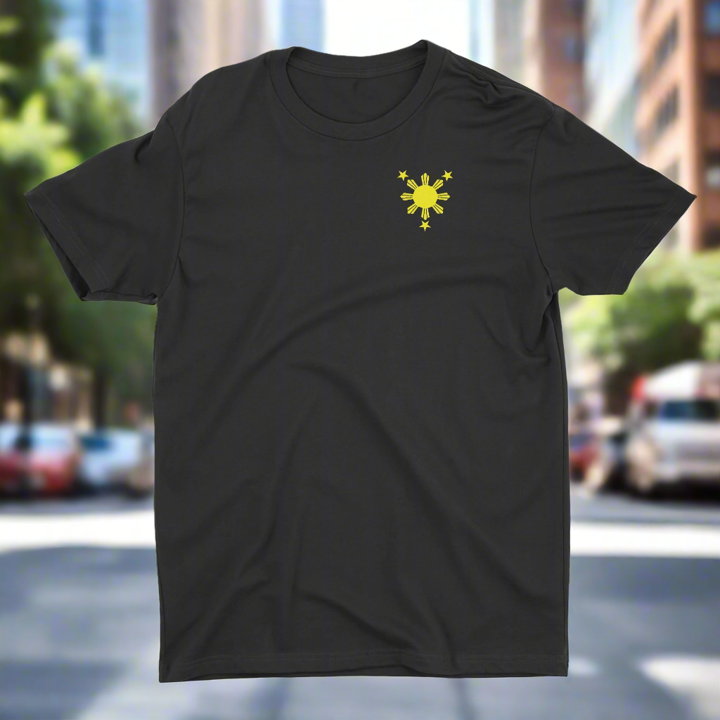 Pinoy Yellow Sun Star Chest Patch