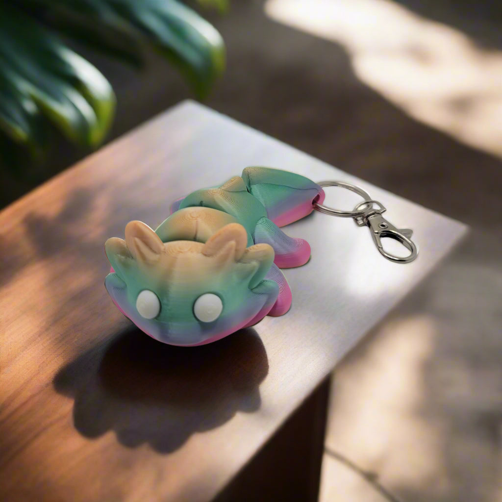 Axolotl Keychain