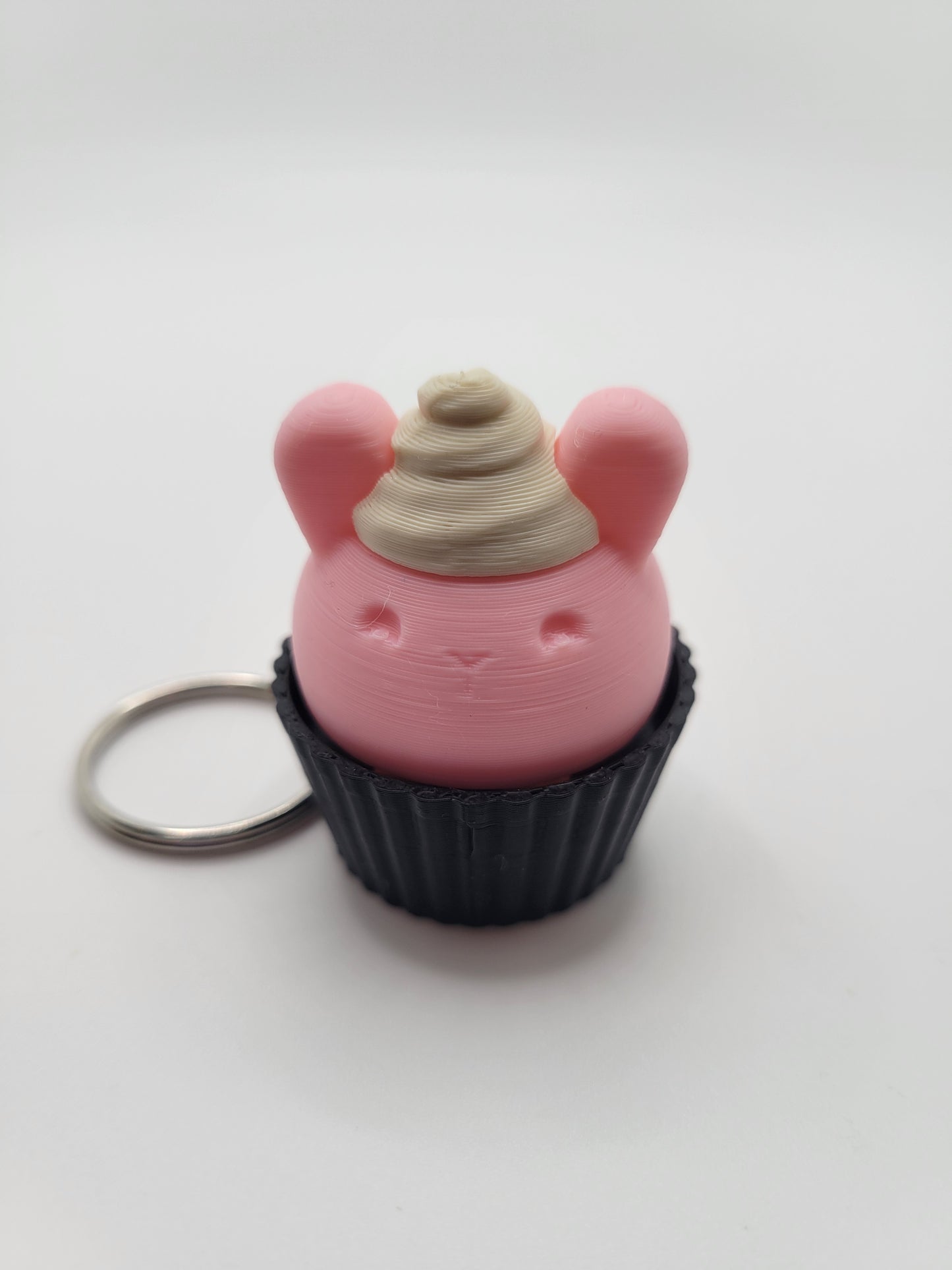 Cupcake Clicker Keychain