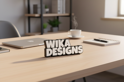 Custom 3D Desk Sign