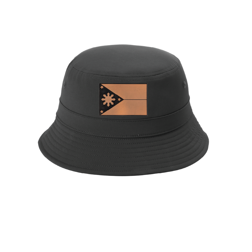Bucket Hat with Philippine Flag Patch