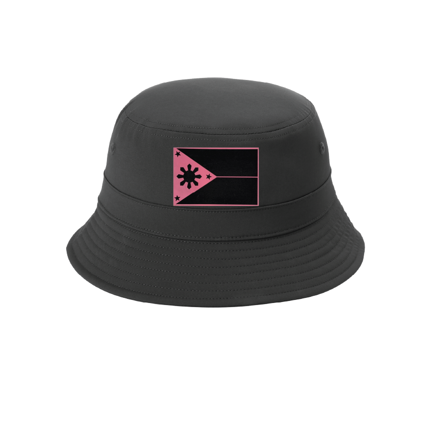Bucket Hat with Philippine Flag Patch