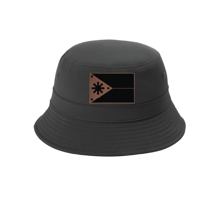 Bucket Hat with Philippine Flag Patch