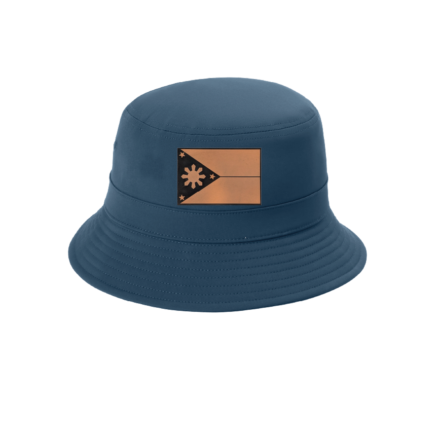 Bucket Hat with Philippine Flag Patch