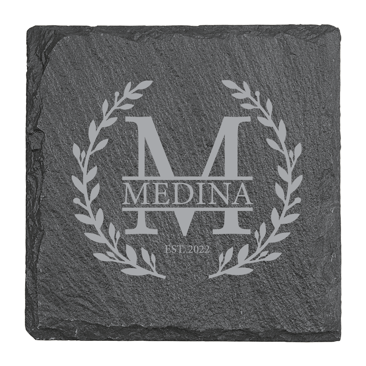 Personalized Family Slate Coaster Set