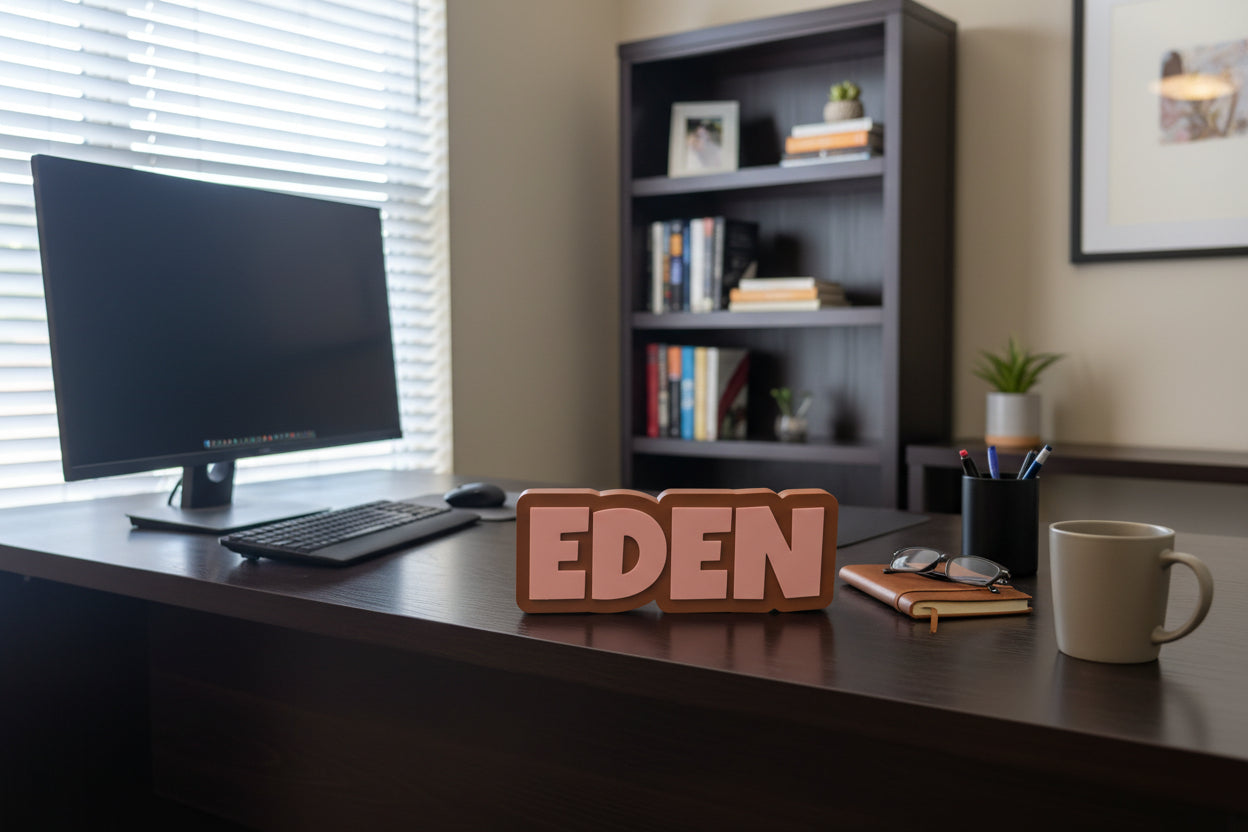 Custom 3D Desk Sign