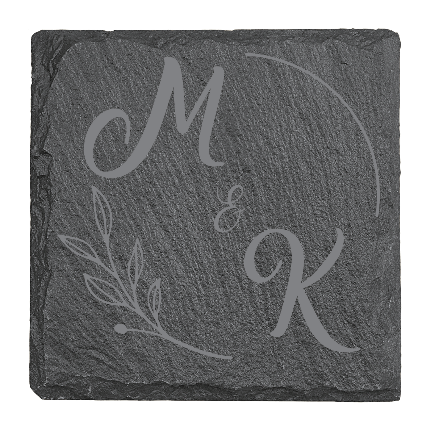 Couples Custom Slate Coaster Set (Set of 4)