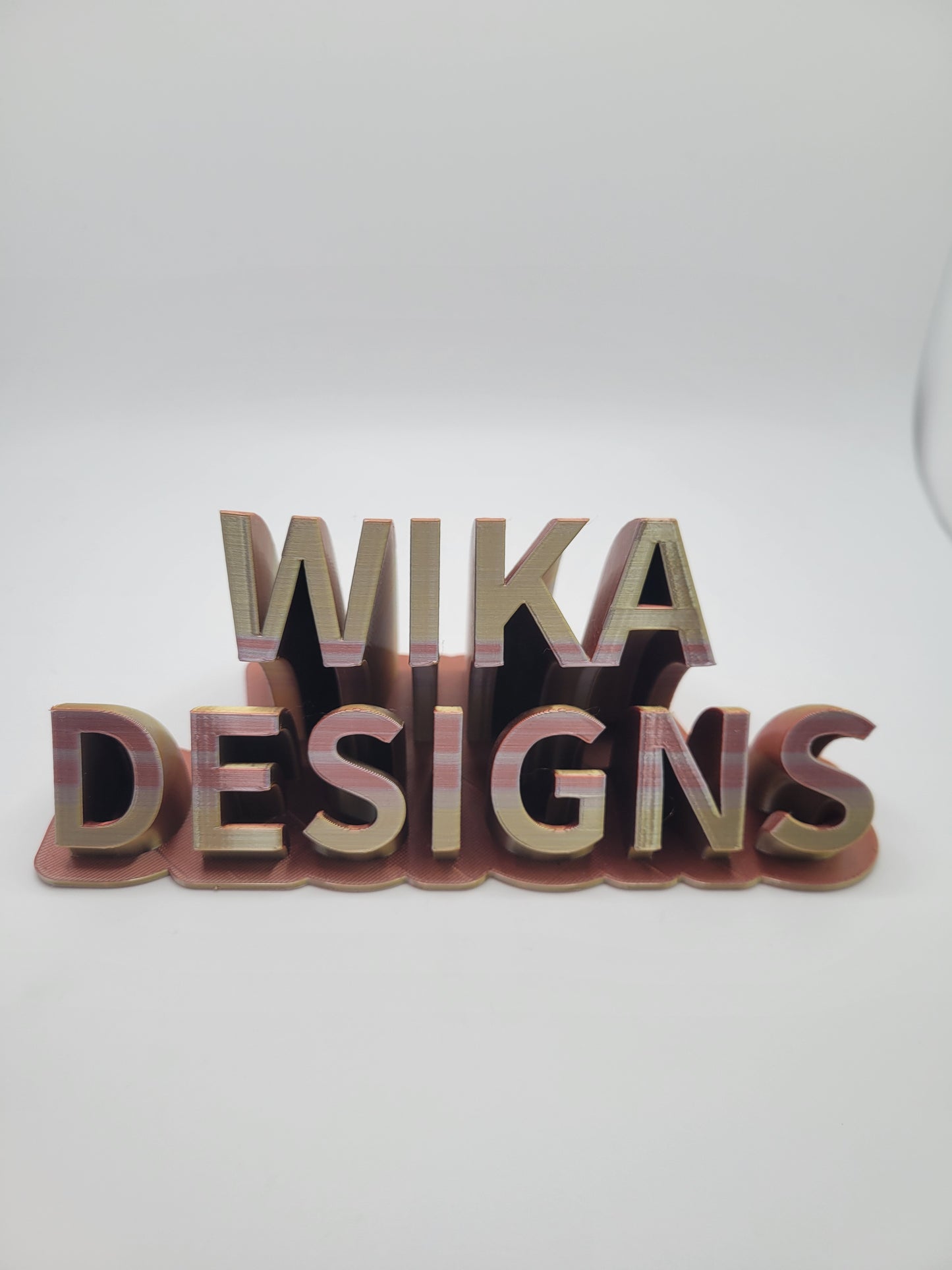Personalized Sweeping Name Plate