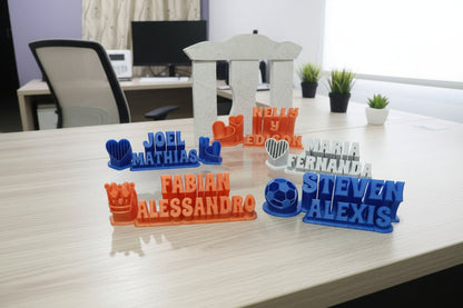 Personalized Sweeping Name Plate