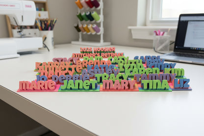 Personalized Sweeping Name Plate