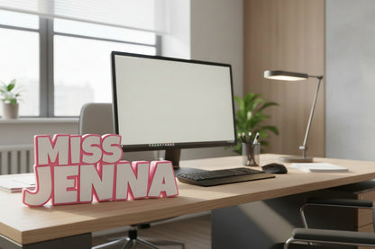 Custom 3D Desk Sign