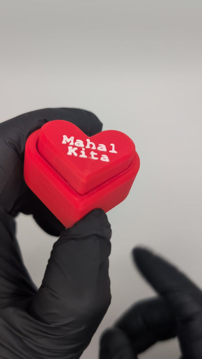 Heart Clicker Keychain